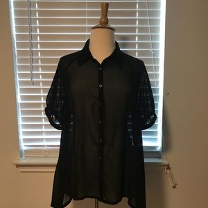 Flowy forever 21 blouse! SZ 3x!